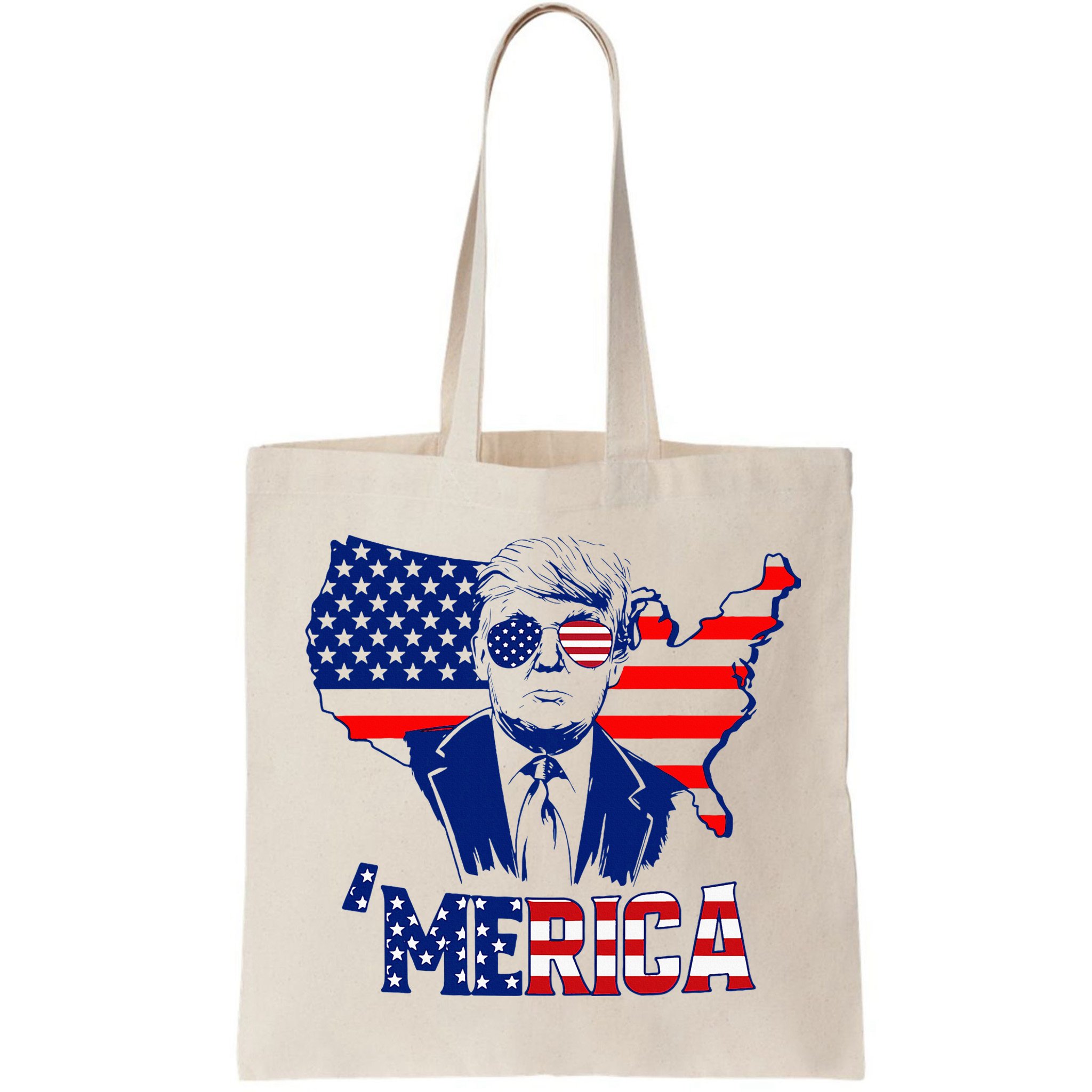 Merica Trump 4th Of July Trump American Flag Bag