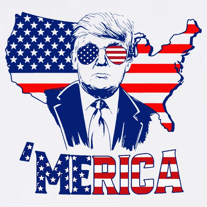 Merica Trump 4th Of July Trump American Flag Beanie