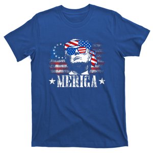 Merica Trump 4th Of July Us American Flag T-Shirt