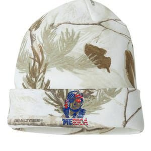 Merica Trump 4th Of July Fun American Flag Design Kati Licensed 12" Camo Beanie