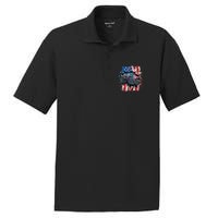 Monster Truck 4th Of JulyBoy American Flag Men USA PosiCharge RacerMesh Polo