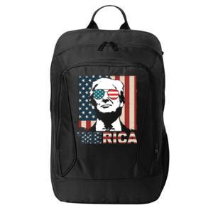 Merica Trump 4th Of July American Flag Republican City Backpack