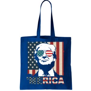 Merica Trump 4th Of July American Flag Republican Tote Bag