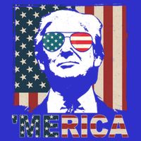 Merica Trump 4th Of July American Flag Republican Baby Bodysuit