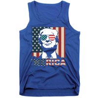 Merica Trump 4th Of July American Flag Republican Tank Top