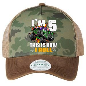 Monster Trucks 5th Birthday Party Five Years Legacy Tie Dye Trucker Hat