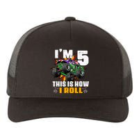 Monster Trucks 5th Birthday Party Five Years Yupoong Adult 5-Panel Trucker Hat