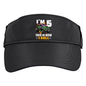 Monster Trucks 5th Birthday Party Five Years Adult Drive Performance Visor