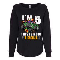 Monster Trucks 5th Birthday Party Five Years Womens California Wash Sweatshirt