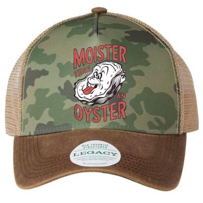 Moister Than An Oyster Funny Shucking Shellfish Shucker Legacy Tie Dye Trucker Hat