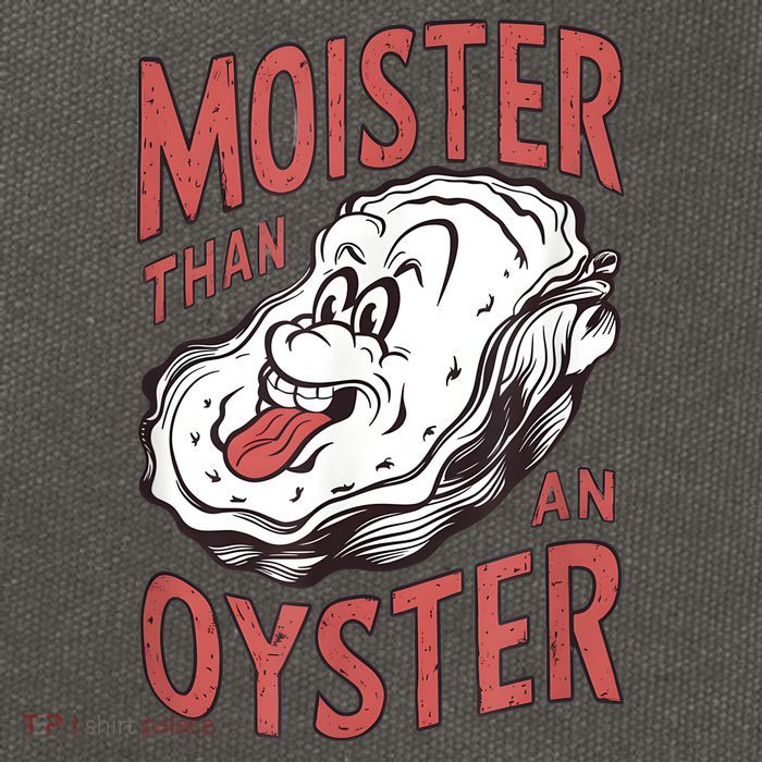 Moister Than An Oyster Funny Shucking Shellfish Shucker Cotton Canvas Backpack