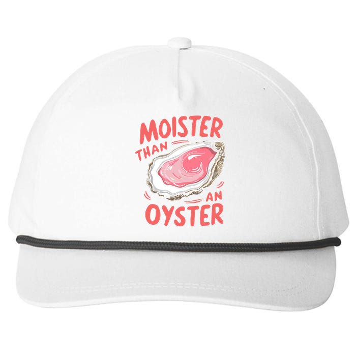 Moister Than An Oyster Snapback Five-Panel Rope Hat