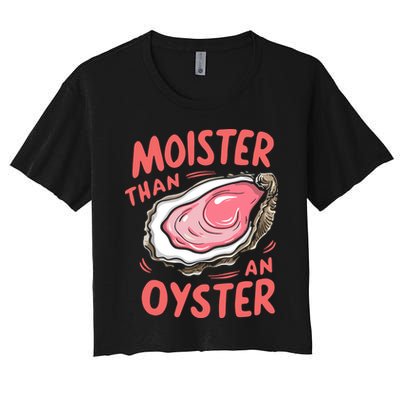 Moister Than An Oyster Crop Top