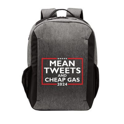 Mean Tweets And Cheap Gas Funny 2024 Protrump Election Vector Backpack