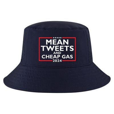 Mean Tweets And Cheap Gas Funny 2024 Protrump Election Cool Comfort Performance Bucket Hat