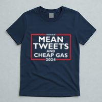 Mean Tweets And Cheap Gas Funny 2024 Protrump Election T-Shirt