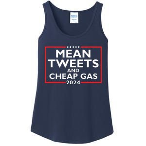 Mean Tweets And Cheap Gas Funny 2024 Protrump Election Ladies Essential Tank