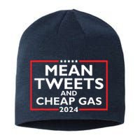 Mean Tweets And Cheap Gas Funny 2024 Protrump Election Sustainable Beanie