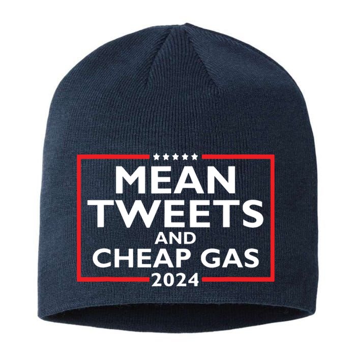 Mean Tweets And Cheap Gas Funny 2024 Protrump Election Sustainable Beanie