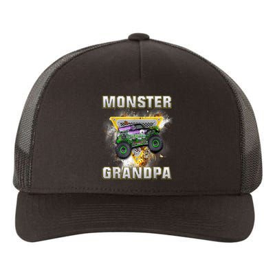 Monster Truck Are My Jam Monster Truck Grandpa Yupoong Adult 5-Panel Trucker Hat