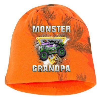 Monster Truck Are My Jam Monster Truck Grandpa Kati - Camo Knit Beanie