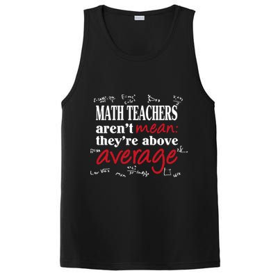 Math Teachers Aren’t Mean Above Average PosiCharge Competitor Tank