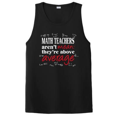 Math Teachers Aren’t Mean Above Average PosiCharge Competitor Tank