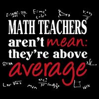 Math Teachers Aren’t Mean Above Average Cropped Pullover Crew