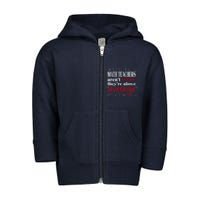 Math Teachers Aren’t Mean Above Average Toddler Zip Fleece Hoodie