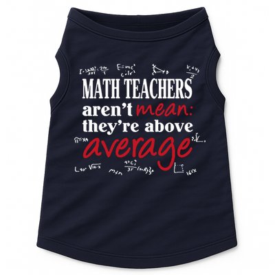 Math Teachers Aren’t Mean Above Average Doggie Tank