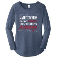 Math Teachers Aren’t Mean Above Average Women's Perfect Tri Tunic Long Sleeve Shirt