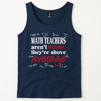 Math Teachers Aren’t Mean Above Average Tank Top