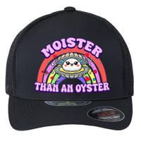 Moister Than An Oyster Funny Shellfish Seafood Flexfit Unipanel Trucker Cap