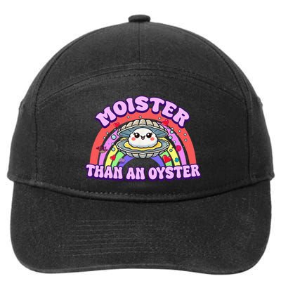 Moister Than An Oyster Funny Shellfish Seafood 7-Panel Snapback Hat