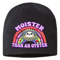 Moister Than An Oyster Funny Shellfish Seafood Sustainable Beanie