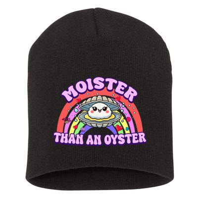 Moister Than An Oyster Funny Shellfish Seafood Short Acrylic Beanie