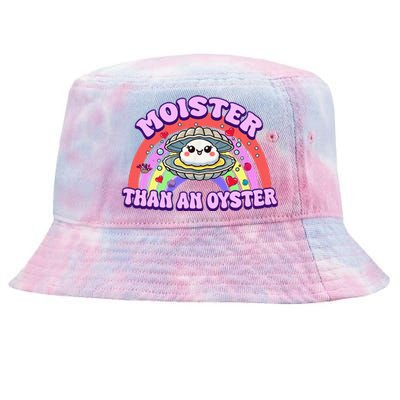 Moister Than An Oyster Funny Shellfish Seafood Tie-Dyed Bucket Hat