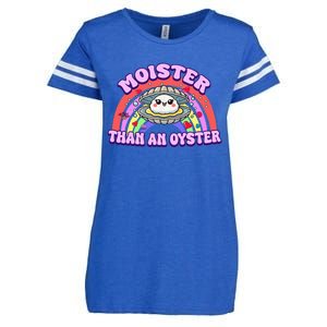 Moister Than An Oyster Funny Shellfish Seafood Enza Ladies Jersey Football T-Shirt