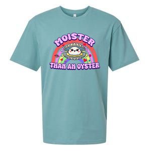 Moister Than An Oyster Funny Shellfish Seafood Sueded Cloud Jersey T-Shirt