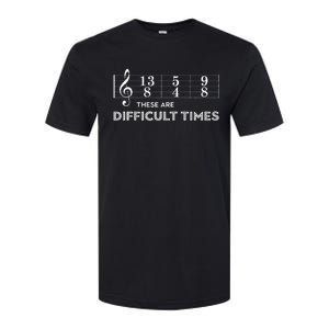 Musician These Are Difficult Times Softstyle CVC T-Shirt