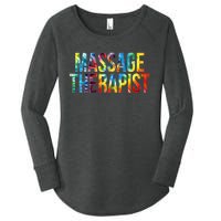 Massage Therapist Appreciation Day Tie Dye Wo For Work Women's Perfect Tri Tunic Long Sleeve Shirt