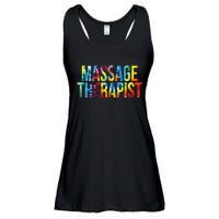 Massage Therapist Appreciation Day Tie Dye Wo For Work Ladies Essential Flowy Tank