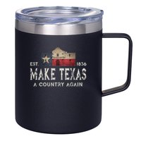 Make Texas A Country Again Secession Alamo Secede 12oz Stainless Steel Coffee Mug