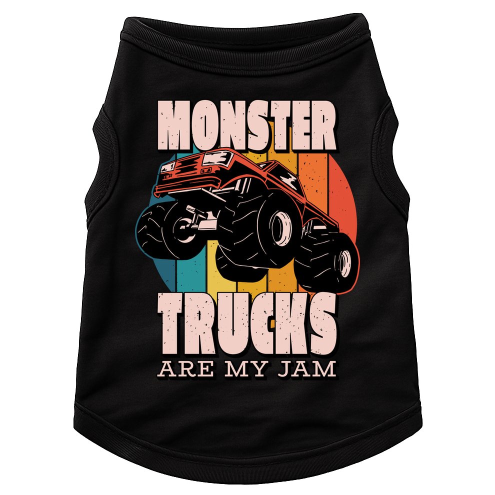 Monster Trucks Are My Jam Doggie Tank