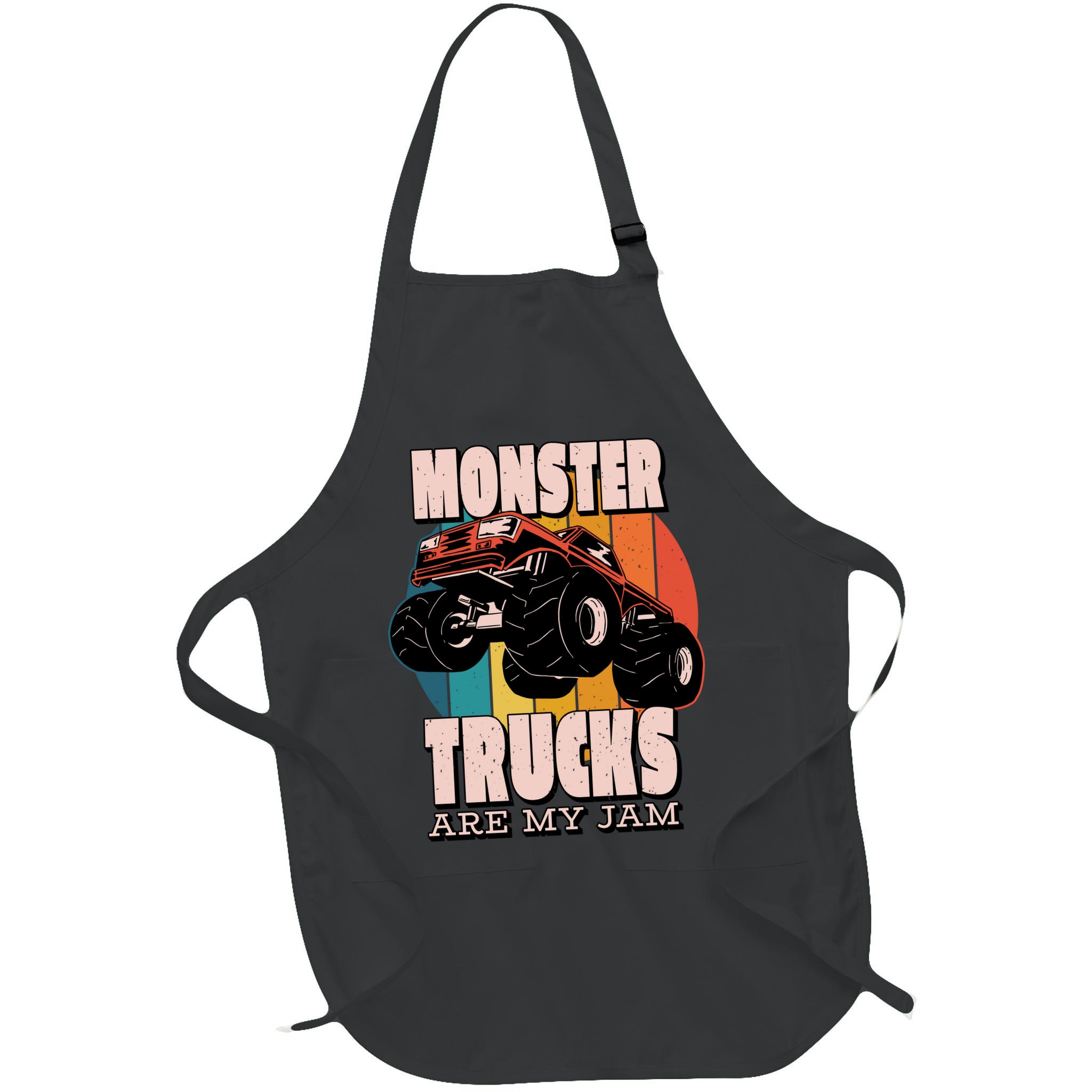 Monster Trucks Are My Jam Apron