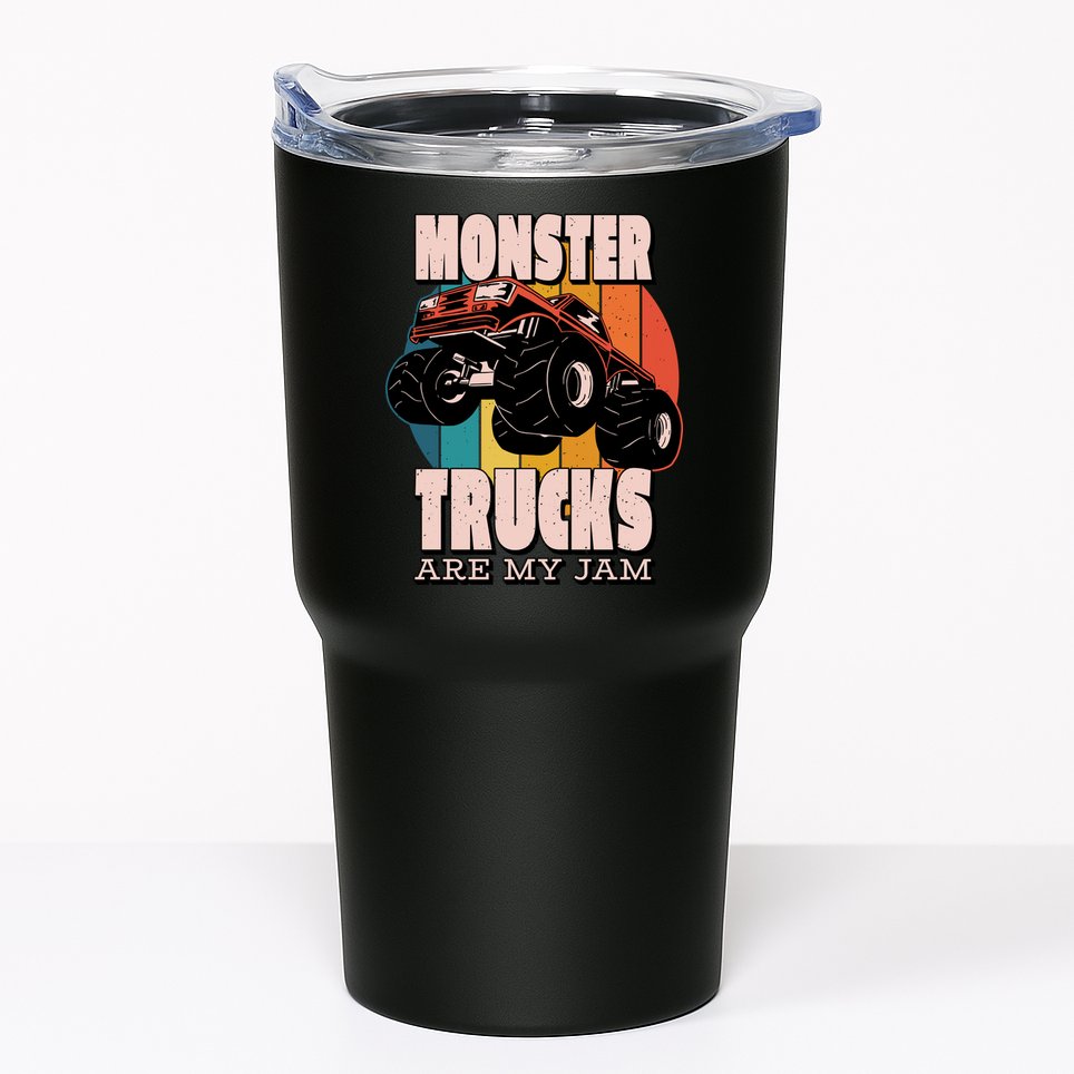 Monster Trucks Are My Jam Tumbler