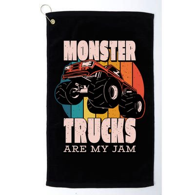 Monster Trucks Are My Jam Golf Towel