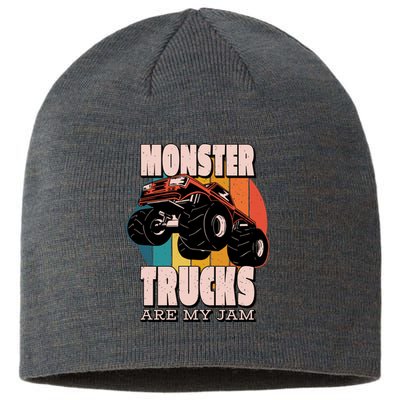 Monster Trucks Are My Jam Sustainable Beanie