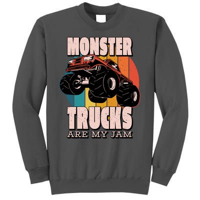 Monster Trucks Are My Jam Tall Sweatshirt