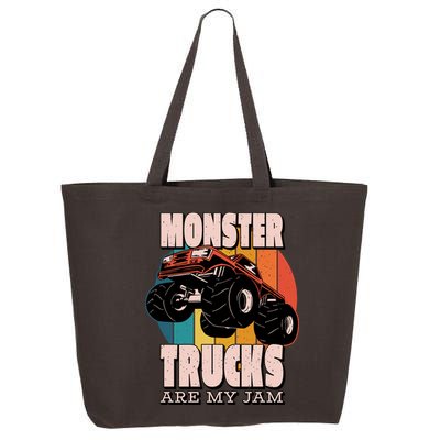 Monster Trucks Are My Jam 25L Jumbo Tote